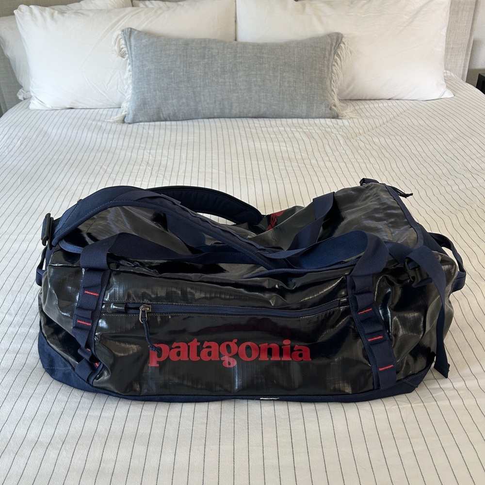 Patagonia Black Duffel Bag